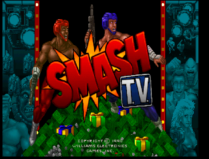 Smash T.V. (rev 6.00) Title Screen